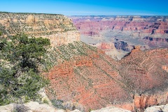 Back on solid ground: view from South rim