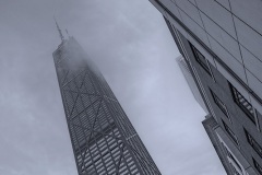 The 100-storey John Hancock Center (1970), fourth-tallest building in Chicago (344 m)