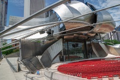 Jay Pritzker Pavilion (2004) by Frank Gehry, Millenium Park