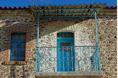 Traditional stone house in Agios Germanos  