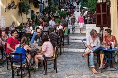 Outdoor cafés, Athens  
