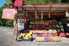 Roadside fruit stand near Kalambaka  