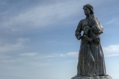 Memorial to Naousa women who leapt to their deaths to evade capture by Turks  