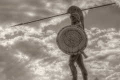 King Leonidas monument, Thermopylae  