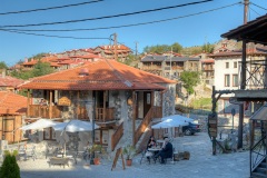 Ski resort town of Palaios Agios Athanasios  