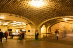 The whispering gallery; vault transmits whispers to diagonal corner