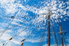 Rigging of the Bluenose II schooner