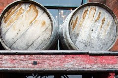 Old barrels, Distillery District